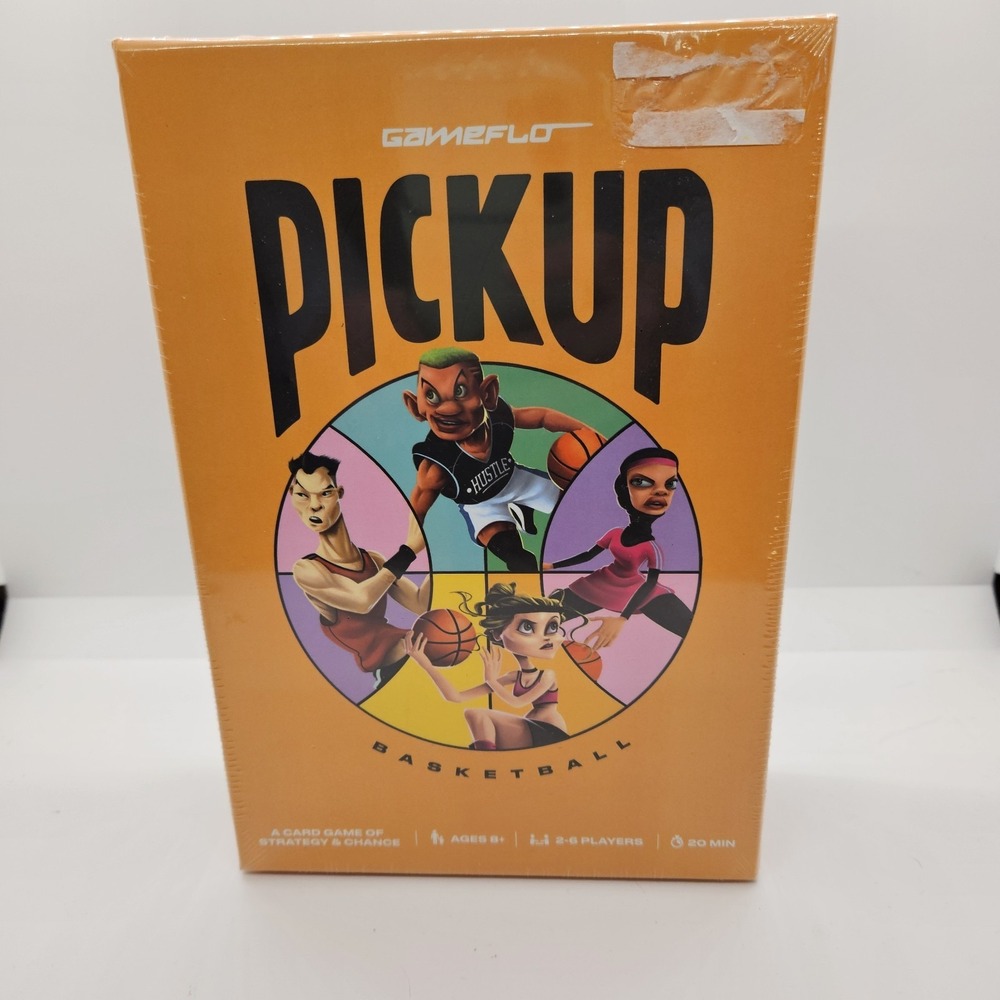 Pickup Basketball Card Game Gameflo Ages 8+ 2–6‎ Players New Sealed
